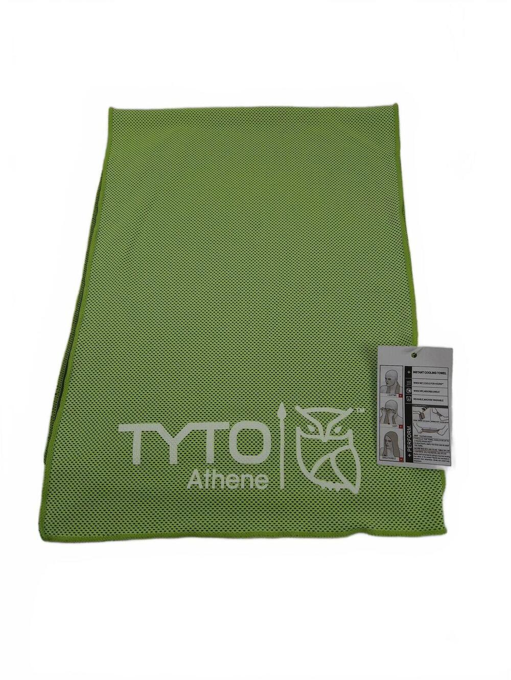 Tyto Athene Instant Cooling Towel Green Soft Absorbent Sports Towel